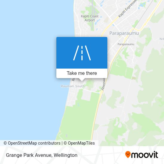 Grange Park Avenue map