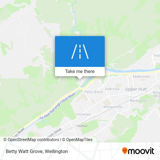 Betty Watt Grove map