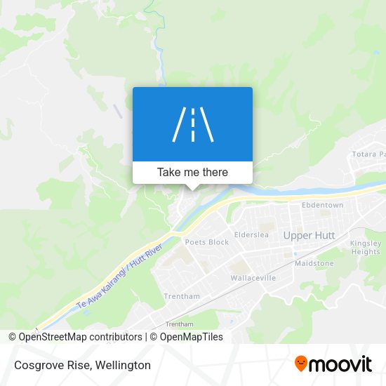 Cosgrove Rise map