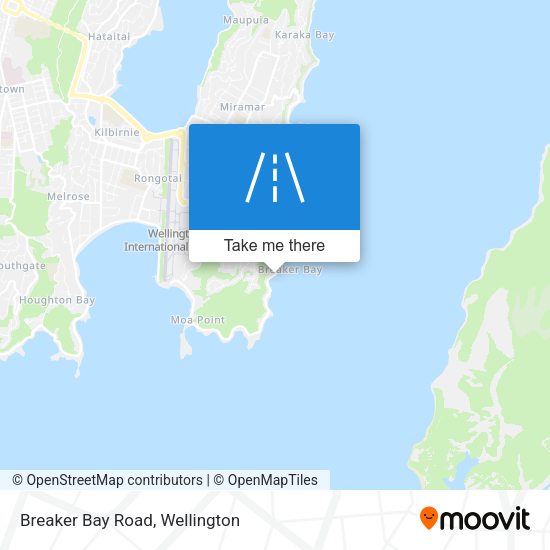 Breaker Bay Road map