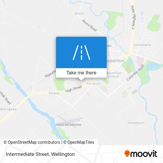 Intermediate Street map