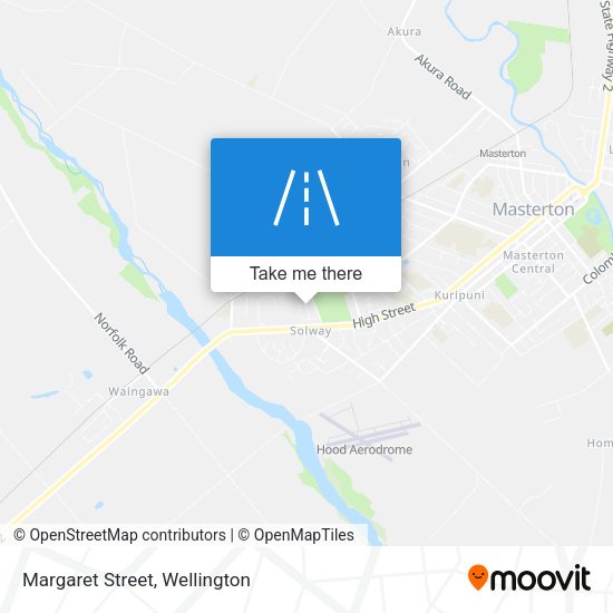 Margaret Street map