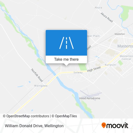 William Donald Drive map
