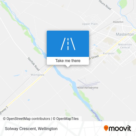 Solway Crescent map