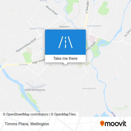 Timms Place map