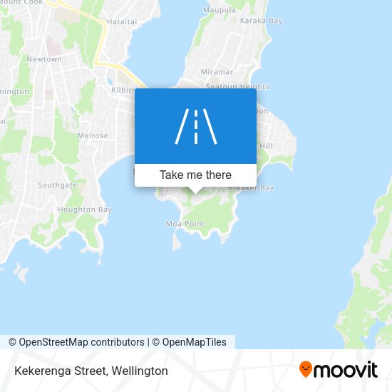 Kekerenga Street map