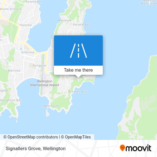 Signallers Grove map