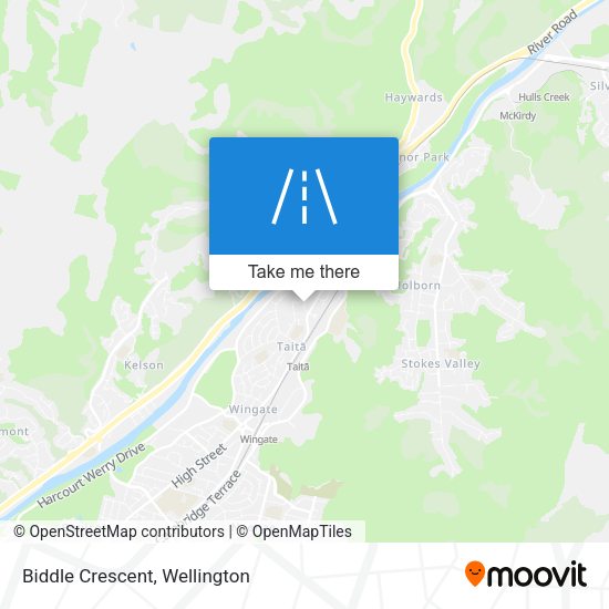 Biddle Crescent map