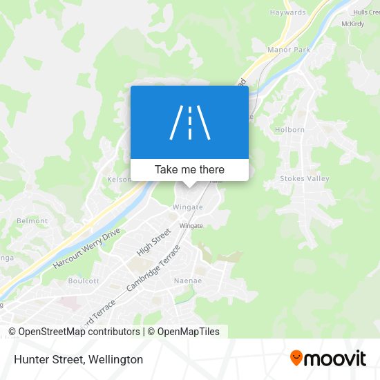 Hunter Street map