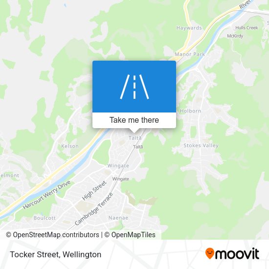 Tocker Street map