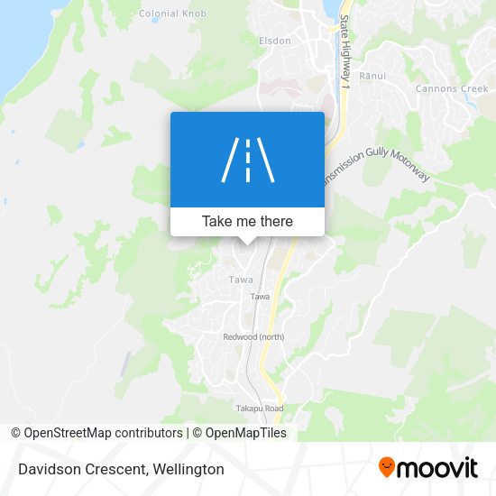 Davidson Crescent map