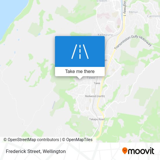 Frederick Street map