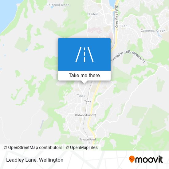 Leadley Lane map