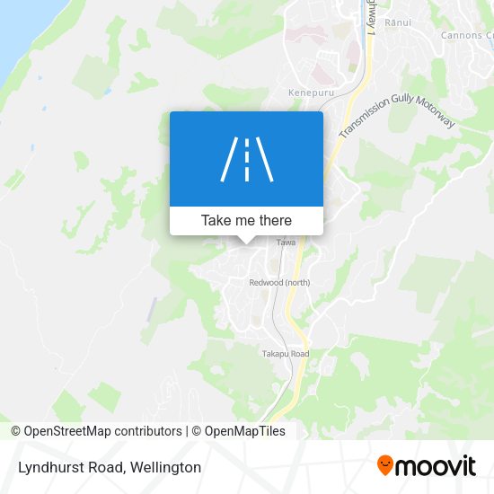 Lyndhurst Road map