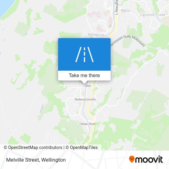 Melville Street map