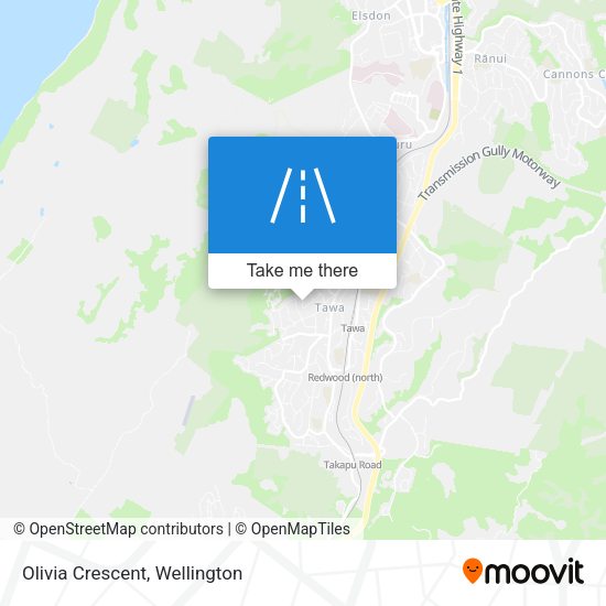 Olivia Crescent map