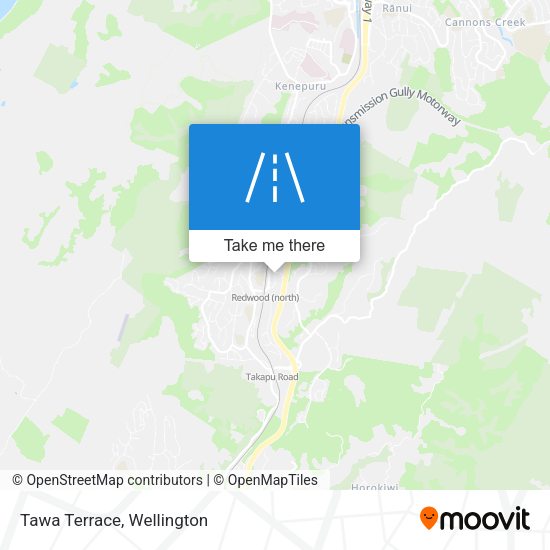 Tawa Terrace map