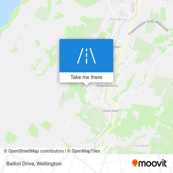 Balliol Drive map