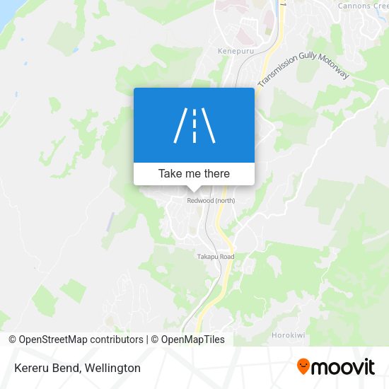 Kereru Bend map
