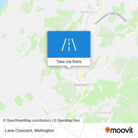 Lane Crescent map
