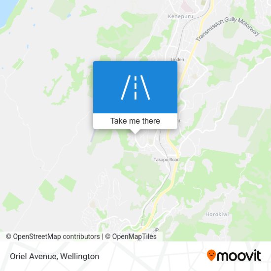 Oriel Avenue map
