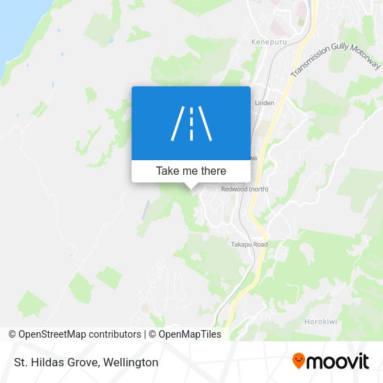 St. Hildas Grove map