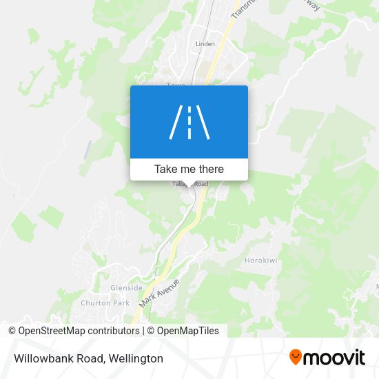 Willowbank Road map