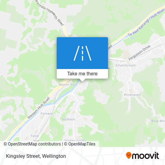 Kingsley Street map