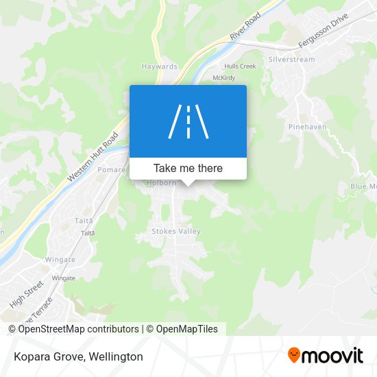 Kopara Grove map