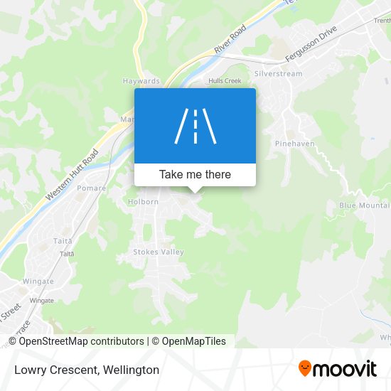 Lowry Crescent map