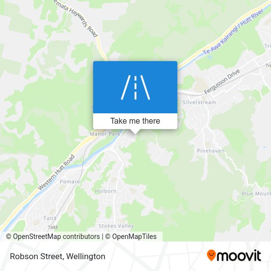 Robson Street map