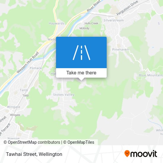 Tawhai Street map