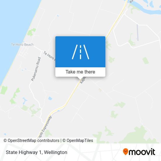 State Highway 1 map