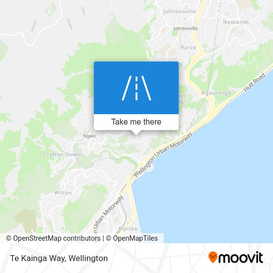 Te Kainga Way map