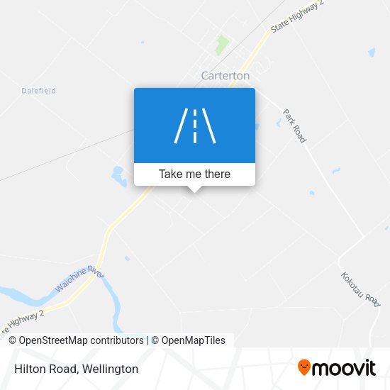 Hilton Road map