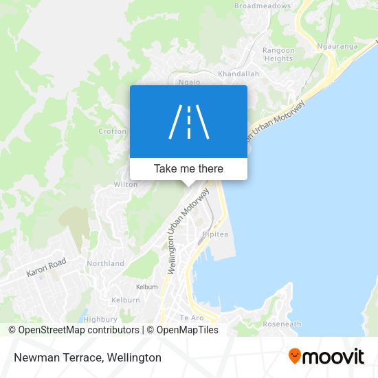 Newman Terrace map