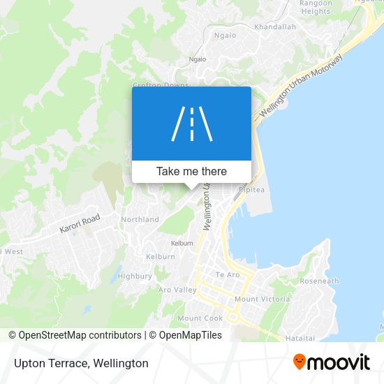 Upton Terrace map