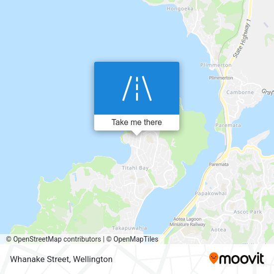 Whanake Street map