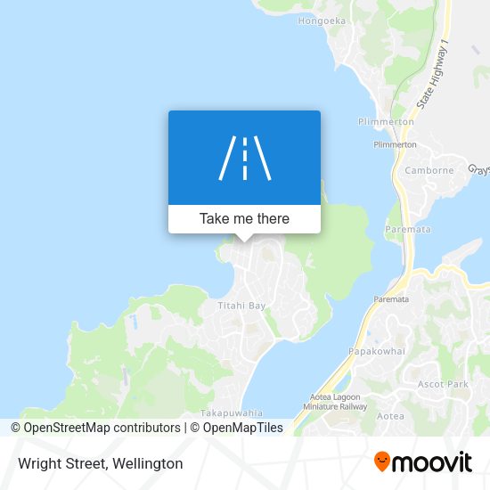Wright Street map