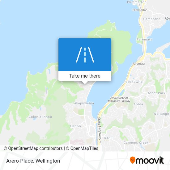 Arero Place map