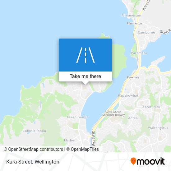 Kura Street map