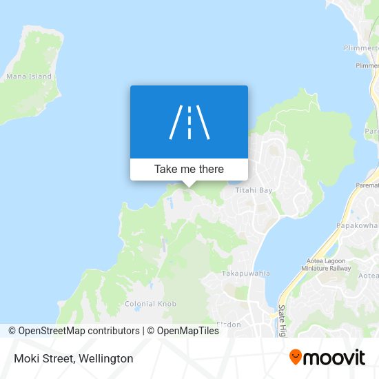 Moki Street map