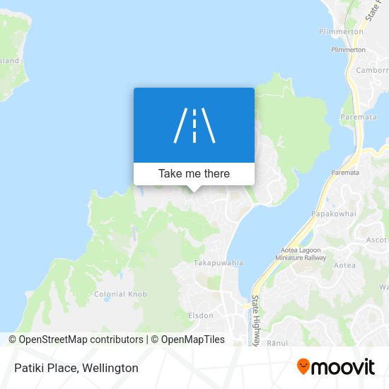 Patiki Place map
