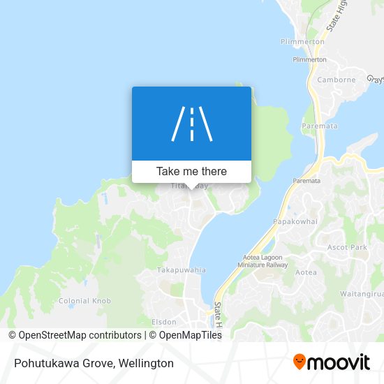 Pohutukawa Grove map