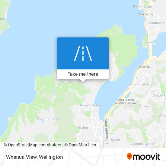 Whenua View map