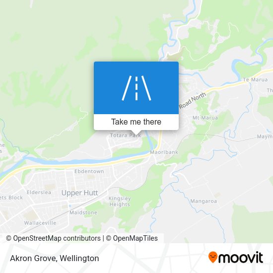 Akron Grove map