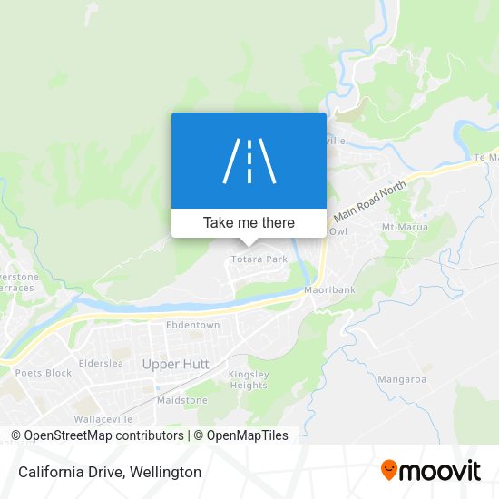 California Drive map