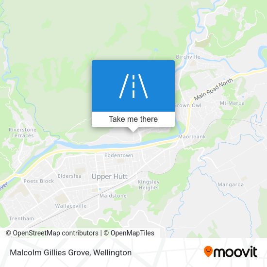 Malcolm Gillies Grove map