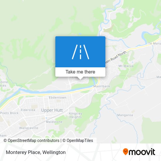 Monterey Place map