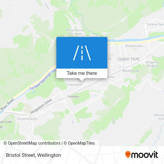 Bristol Street map
